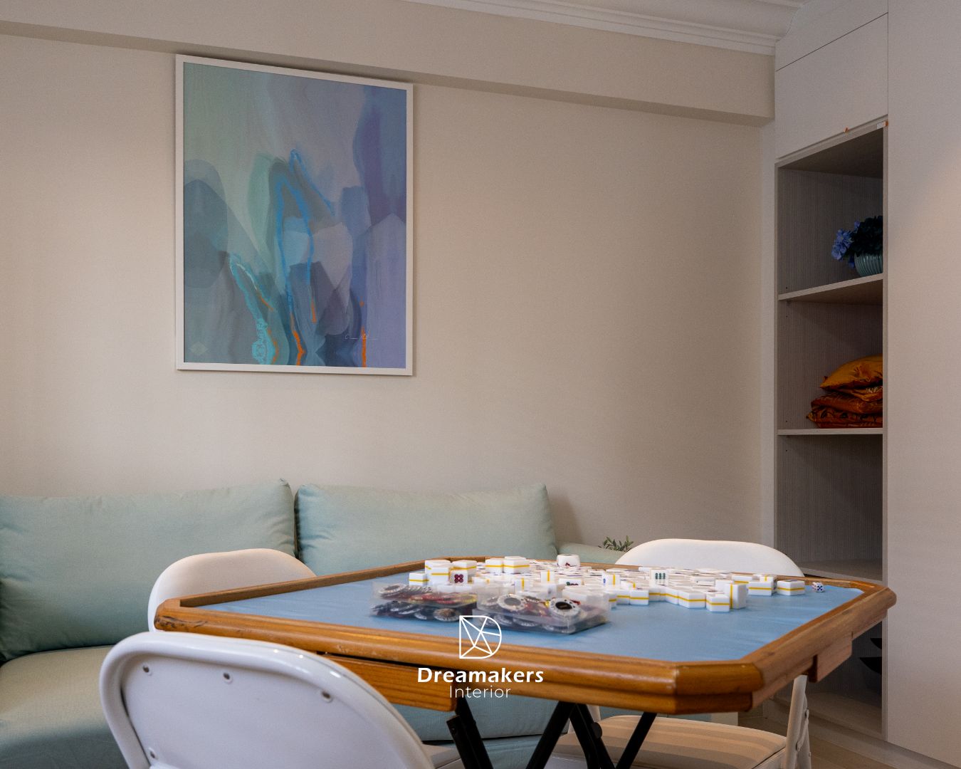 Bedroom in a 5-room resale renovation at Serangoon Central
